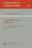 Algorithm Theory - SWAT '92