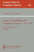 Logical Foundations of Computer Science - Tver '92