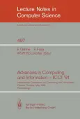 Advances in Computing and Information - ICCI '91