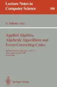 Applied Algebra, Algebraic Algorithms and Error-Correcting Codes