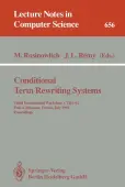 Conditional Term Rewriting Systems