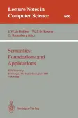 Semantics: Foundations and Applications