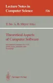 Theoretical Aspects of Computer Software