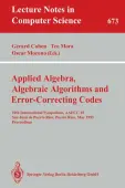 Applied Algebra, Algebraic Algorithms and Error-Correcting Codes