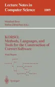 KORSO: Methods, Languages, and Tools for the Construction of Correct Software