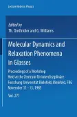 Molecular Dynamics and Relaxation Phenomena in Glasses