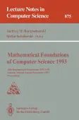Mathematical Foundations of Computer Science 1993