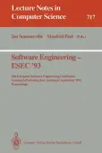 Software Engineering - ESEC '93
