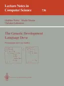 The Generic Development Language Deva