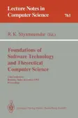 Foundations of Software Technology and Theoretical Computer Science