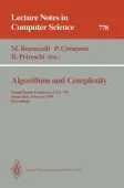 Algorithms and Complexity