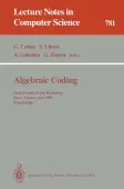 Algebraic Coding
