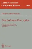 Fast Software Encryption