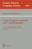 Logic Program Synthesis and Transformation