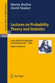 Lectures on Probability Theory and Statistics