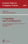 Computing and Combinatorics