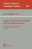 Logic Program Synthesis and Transformation