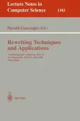 Rewriting Techniques and Applications