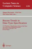 Recent Trends in Data Type Specification