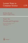 Types for Proofs and Programs
