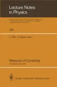 Measures of Complexity