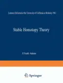 Stable Homotopy Theory
