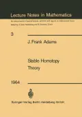 Stable Homotopy Theory