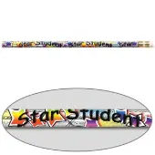 Star Student Pizzazz Pencils 12 Pencils by Really Good Stuff LLC