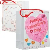 Ready to Decorate Collect And Carry Valentine s Day Bags 12 bags by Really Good Stuff LLC