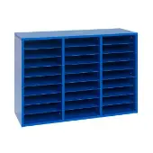 Classroom Mail Center 27 Slots Color Blue by Really Good Stuff LLC