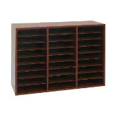 Classroom Mail Center 27 Slots Color Mahogany by Really Good Stuff LLC