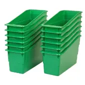 Durable Book And Binder Holders 12 pack Color Green by Really Good Stuff LLC
