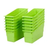 Durable Book And Binder Holders 12 pack Color Green Neon by Really Good Stuff LLC