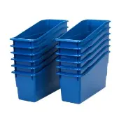 Durable Book And Binder Holders 12 pack Color Navy by Really Good Stuff LLC