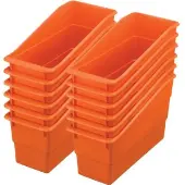 Durable Book And Binder Holders 12 pack Color Orange by Really Good Stuff LLC