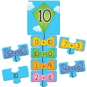 Kites And Tails Puzzles Set Decomposing Numbers To 10 by Really Good Stuff LLC