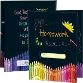 Homework Tri Fold 3 Pocket Folders 12 folders by Really Good Stuff LLC