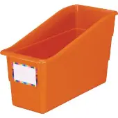 Durable Book and Binder Holder Single 1 bin Color Orange by Really Good Stuff LLC