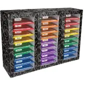 Classroom Mail Center 27 Slot 6 Color Grouping by Really Good Stuff LLC
