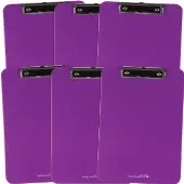 Group Color Plastic Clipboards Single Color 6 Clipboards Color Purple by Really Good Stuff LLC