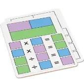 Fact Family Dry Erase Boards Multiplication And Division 6 boards by Really Good Stuff LLC