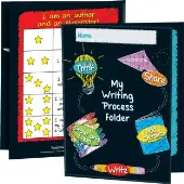 Early Writing Process Tri Fold 3 Pocket Folders 12 folders by Really Good Stuff LLC