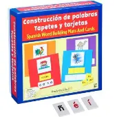 Construccion de palabras Tapetes tarjetas y letras Spanish Word Building Mats Cards And Letter Tiles kit by Really Good Stuff LLC