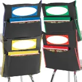 Store More Black Grouping Chair Pockets 4 Color Piping Set Of 32 by Really Good Stuff LLC