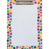 Paw Print Clipboards 6 Clipboards by Really Good Stuff LLC