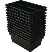 All Purpose Bins Set of 12 Color Black by Really Good Stuff LLC
