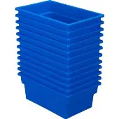 All Purpose Bins Set of 12 Color Blue by Really Good Stuff LLC