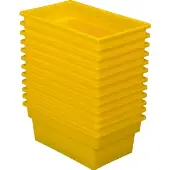 All Purpose Bins Set of 12 Color Yellow by Really Good Stuff LLC