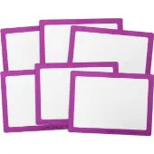 Dry Erase Boards Set Of 6 Single Color Purple by Really Good Stuff LLC