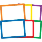 Dry Erase Boards Set Of 6 6 Colors by Really Good Stuff LLC